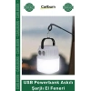 #ElFeneri Profesyonel Kamp Tipi Güçlü Led Uzun Menzilli Şarjlı El Feneri USB Powerbanklı Askılı