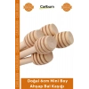 #BalKaşığı Doğal 6cm Mini Boy Kanallı Damlatmaz Organik Tasarım Mutfak Gereci Ahşap Bal Kaşığı