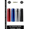 #Termos Paslanmaz Isı Yalıtımlı Sızdırmaz Dayanıklı Şık Modern Taşınabilir Çelik Termos Siyah