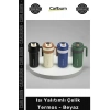 #Termos Piknik Kamp Plaj Seyahat Sızdırmaz Isı Yalıtımlı Paslanmaz Kaliteli Uzun Ömürlü Modern Şık Çelik Termos Beyaz
