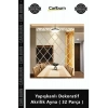 #Ayna Kırılmaz Duvar Dekoru Modern Tasarım Kare Yapışkanlı Dekoratif Akrilik Ayna 32 Parça