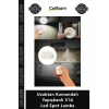 Özel Üretim Mutfak Banyo Pilli Gece Işığı Seti Uzaktan Kumandalı Yapışkanlı 3lü Led Spot Lamba