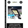 Özel Üretim Sensörlü Su Geçirmez Uzaktan Kumandalı Solar Dış Mekan 128 Cob Ledli Bahçe Lambası