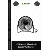 Özel Üretim Masaüstü Güçlü Soğutucu Mini USB Fan Taşınabilir Metal Kasa USB Metal Masaüstü Sessiz Va