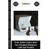 Özel Üretim Taşınabilir Katlanır Ürün Çekim Çadırı Mini Fon Fotoğraf Stüdyosu Ledli Işık Perdesi