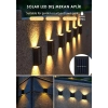 Özel Üretim Tekli Yeni Model Solar Çift Taraflı Duvar Lambası Güneş Enerjili Aydınlatma Dekorasyon A