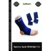 Özel Üretim Esnek Kumaş Terletmez Unisize Destekleyici Koruyucu Bandaj Sporcu Ayak Bilekliği 2 Li