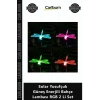 Özel Üretim Dekoratif Su Geçirmez Sensörlü Solar Yusufçuk Güneş Enerjili Bahçe Lambası RGB 2 Li Set