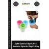 Özel Üretim Silikon Fırçalı Hijyenik Pratik Hazneli Soft Gentle Köpek Pati Yıkama Aparatı Büyük Boy