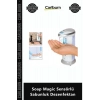 Özel Üretim Otomatik Hijyenik Temassız Kızılötesi Mutfak Banyo Soap Magic Sensörlü Sabunluk Dezenfek