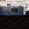 #Sticker 3D Panel Isıya Dayanıklı Mutfak SİYAH MERMER DESENLİ ALÜMİNYUM PLASTİK DUVAR STİCKER