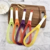 #Çırpıcı Katlanabilir Profesyonel Mutfak Pratik Silikon Saplı 2 işlevli Çırpıcı Balon Düz