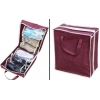 Özel Üretim Portatif Bez Organizer Katlanabilir Fermuarlı Shoe Tote Ayakkabı Taşıma Saklama Hurcu