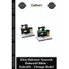 Özel Üretim Nostaljik Reçine Dikiş Makinesi Tasarımlı Dekoratif Biblo Kalemlik Vintage Model
