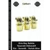 Özel Üretim Modern Gold Şık Biblo Orta Boy Kaktüs Tasarımlı Dekoratif Süs Seramik Parlak Altın