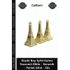 Özel Üretim Gold Hediye Modern Küçük Boy Eyfel Kulesi Tasarımlı Biblo Seramik Parlak Altın Süs