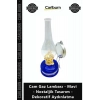 Özel Üretim Retro Vintage Klasik Cam Gaz Lambası Mavi Nostaljik Tasarım Dekoratif Aydınlatma