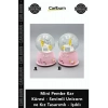 Özel Üretim Hediyelik Obje Dekor Mini Pembe Kar Küresi Sevimli Unicorn Kız Tasarımlı Işıklı