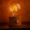 Özel Üretim Retro Kablosuz Led Şarjlı Dekoratif Masa Lambası Kademesiz Dimmer TypeC Bağlantılı