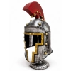 Özel Üretim Antik El İşçiliği Lüks Tasarım Şövalye Miğferi Biblosu Metal 53x16 cm Dekoratif Obje