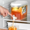 Özel Üretim Detoks Su Meyve Suyu Servis Hazne Musluklu İçecek Sebili Buzdolabı Uyumlu 35 Litre