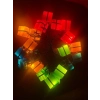 Özel Üretim 4 Metre 20 Led Pilli 2 Kademeli Hediye Kutusu Yılbaşı Ağacı Süsü Led Işık MZ2