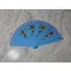 Özel Üretim Kaliteli Dekoratif Hediyelik Bambu Çift Taraflı Yelpaze Karışık Renkler 12li Paket