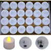 Özel Üretim Gün Işığı Dekoratif LED Titreyen Alevli Şık Estetik Işık Pilli Mum 18cm 24lü Paket