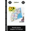 Özel Üretim Kaliteli Renkli Promosyon Hediyelik Parti Aksesuar Plastik Kumaş Yelpaze 12li Karışık