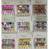 Özel Üretim Dekoratif Renkli Fotoğraf Not 10lu Şekilli Ahşap Mandallar 35cm 10lu Set10 Paket