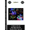 Özel Üretim Dekoratif Süsleme Parti Aydınlatma 5 Metre 28 Led Pilli Rgb Karışık Renkli Mini Top Led