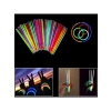 Özel Üretim Glow Stick Parti Konser Eğlence Kamp Düğün Kırılan Neon Renkli Fosforlu Çubuk 15 Li Pake