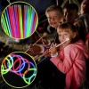 Özel Üretim Glow Stick Rengarenk Kırılan Işıklı Parti Konser Eğlence Seti Fosforlu Çubuk 200 parça