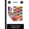Özel Üretim Profesyonel Manikür Nail Art Göz Alıcı Renkler Şık Tasarım Fab Foils Tırnak Süsleme Seti