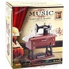Özel Üretim Nostaljik Dekoratif Hediyelik Kurmalı Mekanik Retro Model Dikiş Makinası Müzik Kutusu