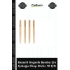 Özel Üretim Şık Kaymaz Hijyenik Doğal Mutfak Desenli Organik Bambu Çin Çubuğu Chop Sticks 10 Çift