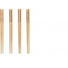 Özel Üretim Şık Kaymaz Hijyenik Doğal Mutfak Desenli Organik Bambu Çin Çubuğu Chop Sticks 10 Çift