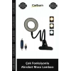 Özel Üretim Mandallı USB Led Kitap Okuma Gece Çalışma Esnek Metal Gövde Çok Fonksiyonlu Akrobat Masa