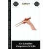 Özel Üretim Kaliteli Şık Ergonomik Mutfak Servis Gereci Bambu Çin Çubukları Chopsticks 10 Çift