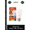 Özel Üretim 6500K Soğuk Beyaz Işık Tasarruflu Dayanıklı Parlak Beyaz Led Ampul 9W E27 Duy
