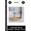 Özel Üretim Ergonomik Hafif Pratik Dayanıklı Seyahat Katlanabilir Baston Sandalye Oturaklı 88 cm