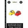 Özel Üretim Retro Obje Nostaljik Araba Tasarımlı Dekoratif Biblo Kumbara Vintage Karışık Renk