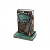 Özel Üretim Reçine Retro Kitap Keman Tasarımlı Biblo Kumbara Vintage Model Dekoratif Obje