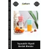 Özel Üretim USB Şarjlı 420ml Elektrikli Mini Meyve Sıkacağı Mikser Taşınabilir Pipetli Bardak Blende