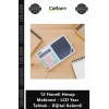 Özel Üretim Masaüstü Ofis Tipi Modern 12 Haneli Hesap Makinesi LCD Yazı Tahtalı Dijital Kalemli