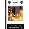 Özel Üretim Dekoratif Şık Ambiyans Aydınlatma Pilli Led 5 Metre 28 Led Pilli Gün Işığı Mini Top Led