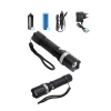 Özel Üretim Cree Swat Profesyonel Şarjlı El Feneri Ledli+flashlight+zoom Özellikli 6 Parça Full Set