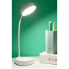 Özel Üretim 3 Renk PS1931 Şarjlı Dokunmatik 20 Led Çalışma Okuma Işığı Flexible Masa Lambası Beyaz