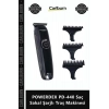 Özel Üretim Profesyonel Kesim Çelik Bıçak Dayanıklı POWERDEX PD440 Saç Sakal Şarjlı Traş Makinesi
