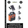 Özel Üretim Solar Kamp Radyo Fener POWERDEX FM USB Bluetoothlu Güneş Enerji Aydınlatma Seti PD6800